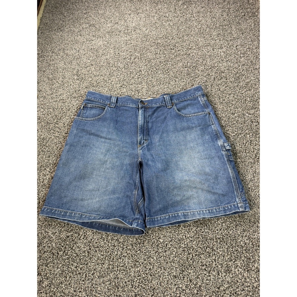 L.L. Bean Katahdin Iron Works Denim Jean Shorts Men's Size 38 Blue